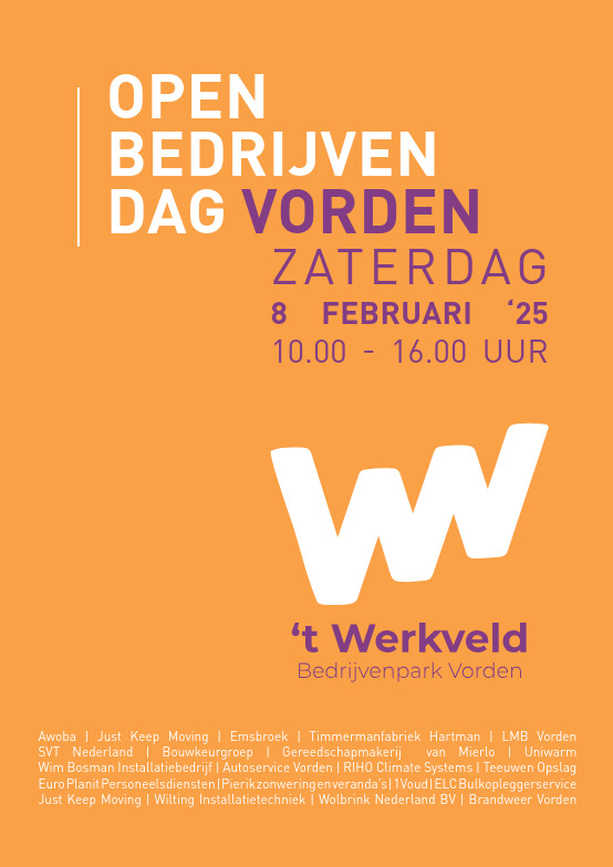 Open Bedrijvendag - Het Werkveld - Zaterdag 8 Februari 2025